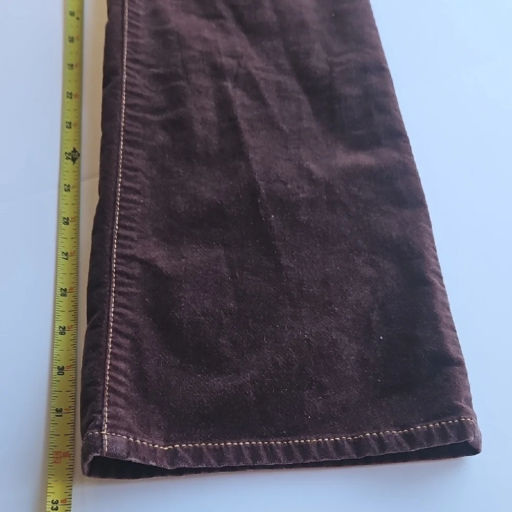 CAbi Women's Velveteen Rich Brown Bootcut Jeans - Picture 8 of 8